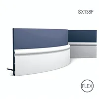 Orac SX138F Sockelleiste flexibel / biegbar SX138F 200 x