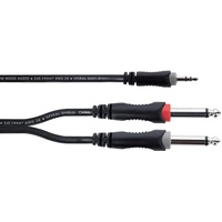 Cordial 14863 Audio Y-Adapter [1x Klinkenstecker 3.5 mm -