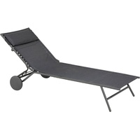 Lafuma Miami II Sonnenliege Stahl/Batyline Duo Obsidian - 2