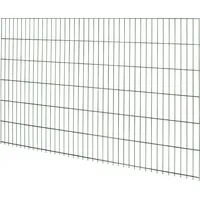 Floraworld Doppelstabmattenzaun 201 x 123 cm Grün/Stahl