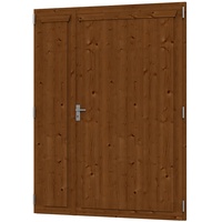 SKANHOLZ Doppeltür 148 x 198 cm nussbaum