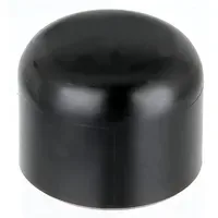 GAH Alberts Alberts Pfostenkappe für runde Metallpfosten Schwarz