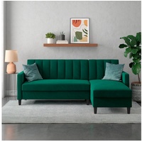 Dorel home Ecksofa mit Bett-Funktion und Stauraum. beidseitig montierbar