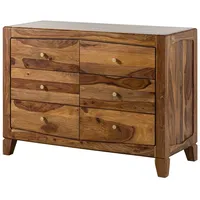 MASSIVMOEBEL24.DE Ancona 110 x 80 x 45 cm braun