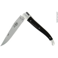 Forge de Laguiole Taschenmesser, 12 cm, satiniert mit Griff