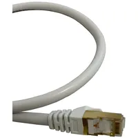 Vago-Tools CAT7 Patchkabel Netzwerkkabel weiß 2m rund