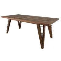 MASSIVMOEBEL24.DE Esstisch Mixwood Teak 200x100 natur lackiert BASSANO #131