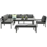 Garden Impressions BLAKES XL Alu Ecklounge Gartenmöbel Sitzgruppe links