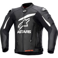 Alpinestars GP Plus V4 Lederjacke - Schwarz/Weiß 50