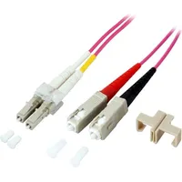 EFB O0323.35 Duplex Jumper LC-SC 50/125μ, OM4, LSZH, erika