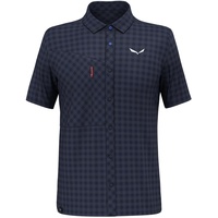 Salewa Puez Dry Short Sleeve Shirt Navy Blazer, M