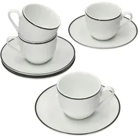 Mambocat Espressotasse 0,08 l Weiß 4 St.