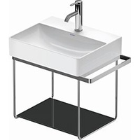 Duravit Glaseinleger DuraSquare 47x31cm, Sicherheitsglas, Flannel Grey