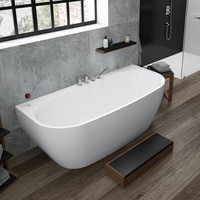 Hoesch iSENSI Vorwand-Badewanne, mit Schürze, 3966.010,