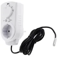 ChiliTec ST-50 ana Steckdosen-Thermostat 5-30°C mit Außenfühler