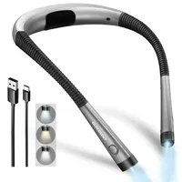 Glocusent Leselampe Hals Leselampe Bett mit 3 Farben &