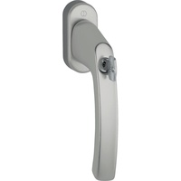 HOPPE Fenstergriff LIÈGE - Sperrzylinder, Vierkant 7x40, Edelstahl-Effekt