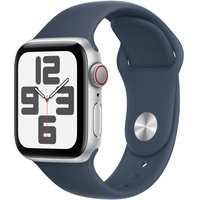 Apple Watch SE 2023 GPS+Cellular 40mm Aluminiumgehäuse silber Sportarmband