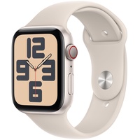 Apple Watch SE 2023 GPS+Cellular 44mm Aliminiumgehäuse silber Sportarmband