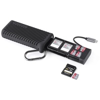 PGYTECH Createmate High-Speed Card Reader Case schwarz