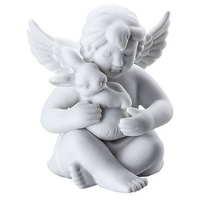 Rosenthal Arzberg Rosenthal 69054-000102-90531 Engel mit Hase klein Weiss
