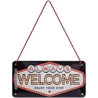 Nostalgic-Art Hängeschild 10 x 20 Welcome - Motorradzubehör -