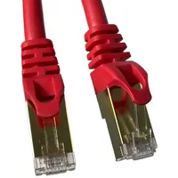 Vago-Tools CAT7 Patchkabel Netzwerkkabelrot 3m und