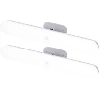 Lunartec 2er-Set schwenkbare Akku-LED-Lichtleisten, PIR, 120 lm, tageslichtweiß