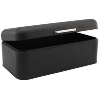 Shopping4u-24 Brotkasten CATTA, Schwarz - 42 x 22 cm