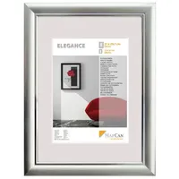 The Wall Kunststoff Bilderrahmen Elegance alu-metallic-silber, 70 x 100
