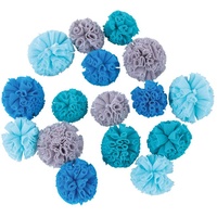 Rayher Pompons blau sortiert Ø 2,5-3,0 cm 16 St.