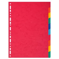 Exacompta 25x Register aus RC Kart.220g, 10 Taben, für