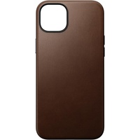 Nomad Modern Leather Case iPhone 15 Plus Brown