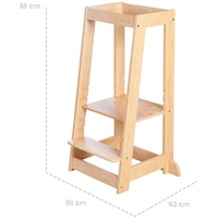 Roba Lernturm roba Natur, Holz, Bambus, 54x88x43.5 cm, Babymöbel,