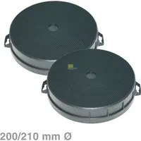 Europart Kohlefilter BOSCH 00353121 200/210 mm für Dunstabzugshaube 2Stk