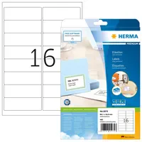 Herma Adressetiketten 5075 Weiß 99,1 x 33,8 mm 25