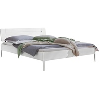 Hasena Lounge Busseto Bettgestell Massivholz - Weiss deckend