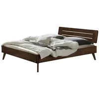Hasena Lounge Rubiera Bettgestell Massivholz - Braun