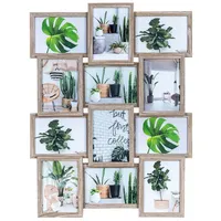 Levandeo Bilderrahmen Collage Eiche 13x18 cm 12 St.