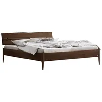 Hasena Lounge Sabbioni Bettgestell Massivholz - Braun