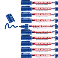 Edding 8030 NLS High-Tech Marker - blau - 10