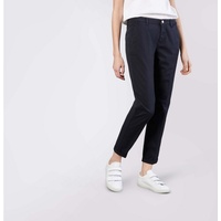 MAC Hose Chino Turn Up in dunkelblauem Stretch Gabardin-D42