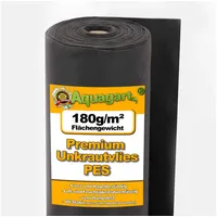 Aquagart 750m2 Unkrautvlies Gartenvlies Mulchvlies Vlies 180g 2m breit