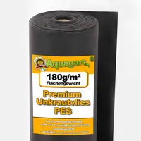 Aquagart 350m2 Unkrautvlies Gartenvlies Mulchvlies Vlies 180g 2m Breit