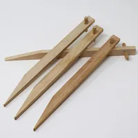 Aquagart 20 Erdanker aus Buchenholz Holz Bodenanker Holzpfock Befestigungsanker