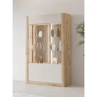 LEONIQUE Vitrine »Kasai«, beige