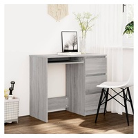 VidaXL Schreibtisch Grau Sonoma 90x45x76 cm Holzwerkstoff