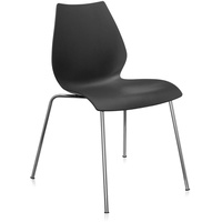 Kartell Maui Bürostuhl, Anthrazit, 2er Set