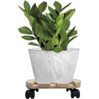 Hossis Pflanzenroller Holz rund 30 cm