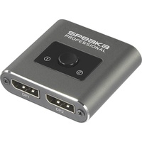 SpeaKa Professional SP-BDS-250 2 Port DisplayPort-Switch UHD 8K @